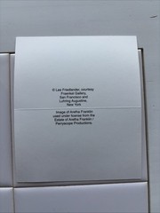 Supreme Aretha Franklin Legend Singer Sticker SS26