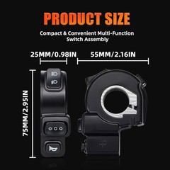 Headlight ON/Off Switch Electric Dirt Bike Switch Assembly for Talaria Sting