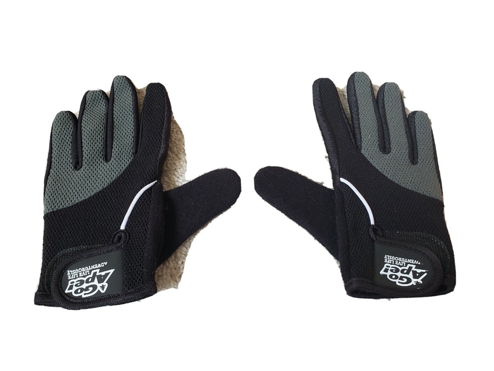 Lightweight Climbing Gloves Zipline Black XXS L 7″ W 3.5″ New Thumb Index Tip