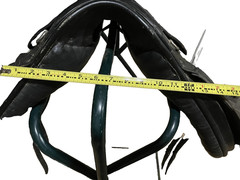 Black 17 in Used Stubben Scandica DL Dressage Saddle set & Bundle