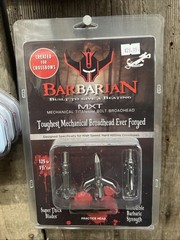 Cobra Barbarian MXT Broadhead 125 gr. 1.5 in. Cut Expandable Titanium 3 pk.