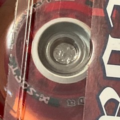 NOS (4) Labeda Millenium Gripper RED Roller Hockey Inline Wheels 72mm X-soft