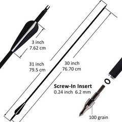 Recurve Bow and 24Pcs Arrow Set 57″ Takedown Recurve Bow for Targeting Practice