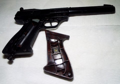 VINTAGE CROSMAN MODEL AIR PISTOL 454 .177 CAL. BB GUN READ!!!!