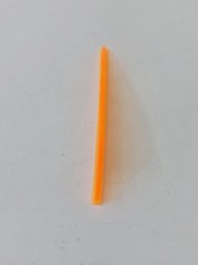 2.1″ Orange Zeon Fusion Edge Glow Vanes By Norway DuraVanes: Pack Of 500 Count