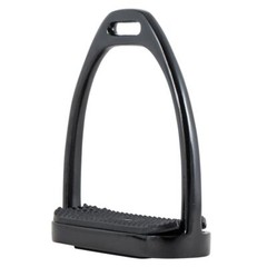 Schneiders Black Powder Coated Stirrup Irons | Color Gloss Black | Various Sizes