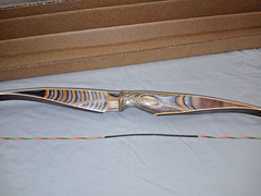 CHARRON ARCHERY – CUSTOM LONGBOW 60″AMO LEFT HAND @ 40#