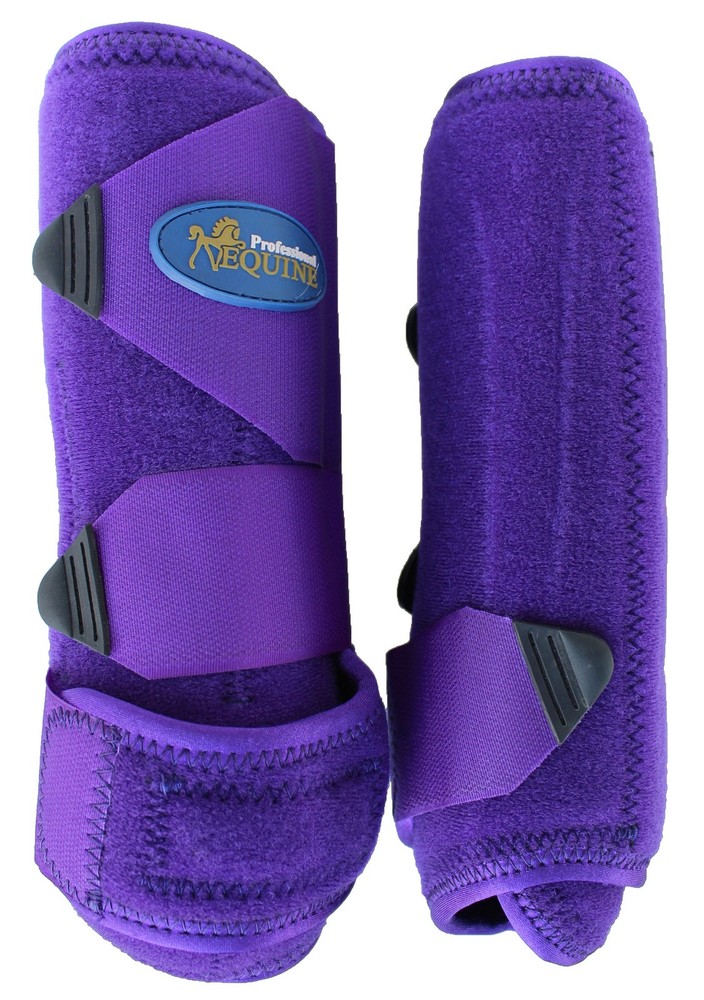 Horse Sports Medicine Front Back Bell Leg Splint Boots 41Pack