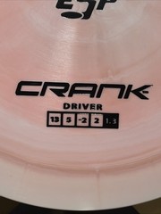 Discraft ESP Crank Pink Driver Disc Golf Disc 173-174 Grams 13/5/-2/2 New