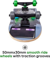 Skateboard Wooden 31 In Printed Grip Tape Cruiser All Skill Levels