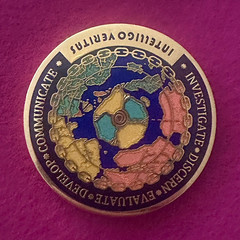RARE limited edition 2016 flat earth coin 2nd Ed Gold Tone