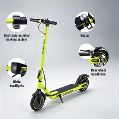 Electric Scooter for Adults, Foldable Commuter Scooter for Daily City Travel, 35