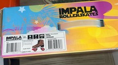 Impala Leopard Animal Print Red Quad Rollerskates, Size 9. BRAND NEW IN BOX