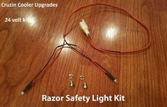 Razor 12v – 24v 2 LED Brake OR Taillights ad on. Must Have Our Variable Speed
