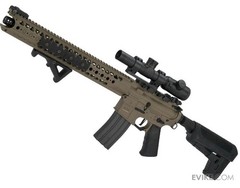 Krytac War Sport Licensed LVOA-C M4 Carbine Airsoft AEG Rifle (Flat Dark Earth)