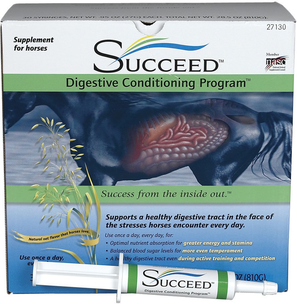 Succeed Paste DCP 30 Syringe Pack Freedom Health 27330 Equine Ulcer Med Horse