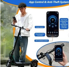 Folding Electric scooter with turn lights E-scooter 19mph max speed 20 miles