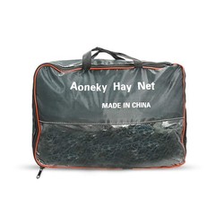 Aoneky Bale Hay Net – Slow Feed Haynet for Horses 5×5 ft, Black