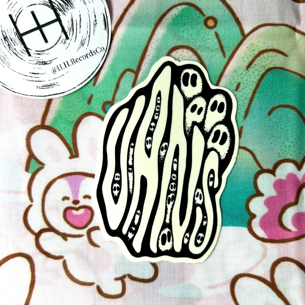 Vans Off The Wall Official Sticker Glow in the Dark Skateboard Decal 3″ Skate