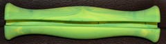 ARROW PULLER/LUMENOK EXTINGUISHER by BURT COYOTE–Green-Yellow Marble