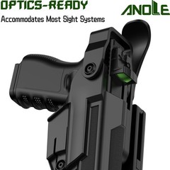 Level Ⅱ/Ⅲ Optic Cut Holster OWB for Glock 17 19 19x 44 45 Gen 1-5, G