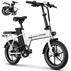 Windhorse W2A Folding Electric Bike 16in 630W 25MPH 35Mi 36V 8Ah