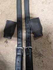 Black Mono Leathers Used 30″ Long