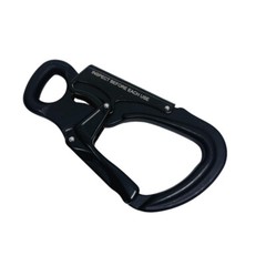 32KN Aluminum Snap Hook Carabiner, Lightweight High Strength Rappelling Gear 4PC