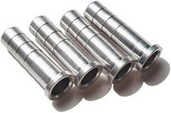 12 Pack Archery Arrow Aluminum Inserts for ID 6.0Mm / 6.2Mm / 7.6Mm Carbon Arrow