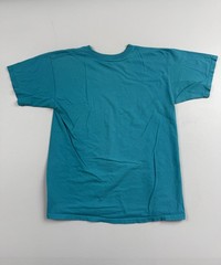 Nike Shirt Womens Medium Blue Bubble Swoosh Logo Graphic Tee Tagless Sports Top