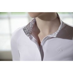 Short sleeve equestrian show shirt large size
