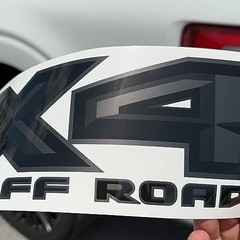 FX4 Off Road Bedside Decals Compatible with Ford F 4.3″ x 16.5″, F150 Charcoal