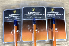 Game Winner 32″ Bowfishing Arrows – Set of 3 No Tips Fiberglass Shafts Fishing