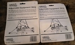 Lot Of 2 The Game Tracker Bow Gun Rod Caddy Adjustable Equipment Slings