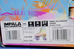 Impala Rollerskates Pastel Fade Vegan Quad Derby Roller Skates – SIZE 6 IN BOX🛼