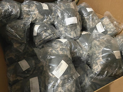 NIB US ARMY MILITARY BIJAN’S KNEE PADS ACU COMBAT TACTICAL HARD CAP Large
