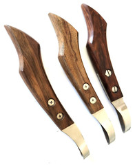 Set of 3 Farrier Loop Knives Hoof Knife Farrier Tool (Small, Medium, Large)