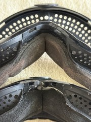 TWO (2) JT USA PAINTBALL FLEX 8 GOGGLES – BLUE (PLEASE READ DESCRIPTION)