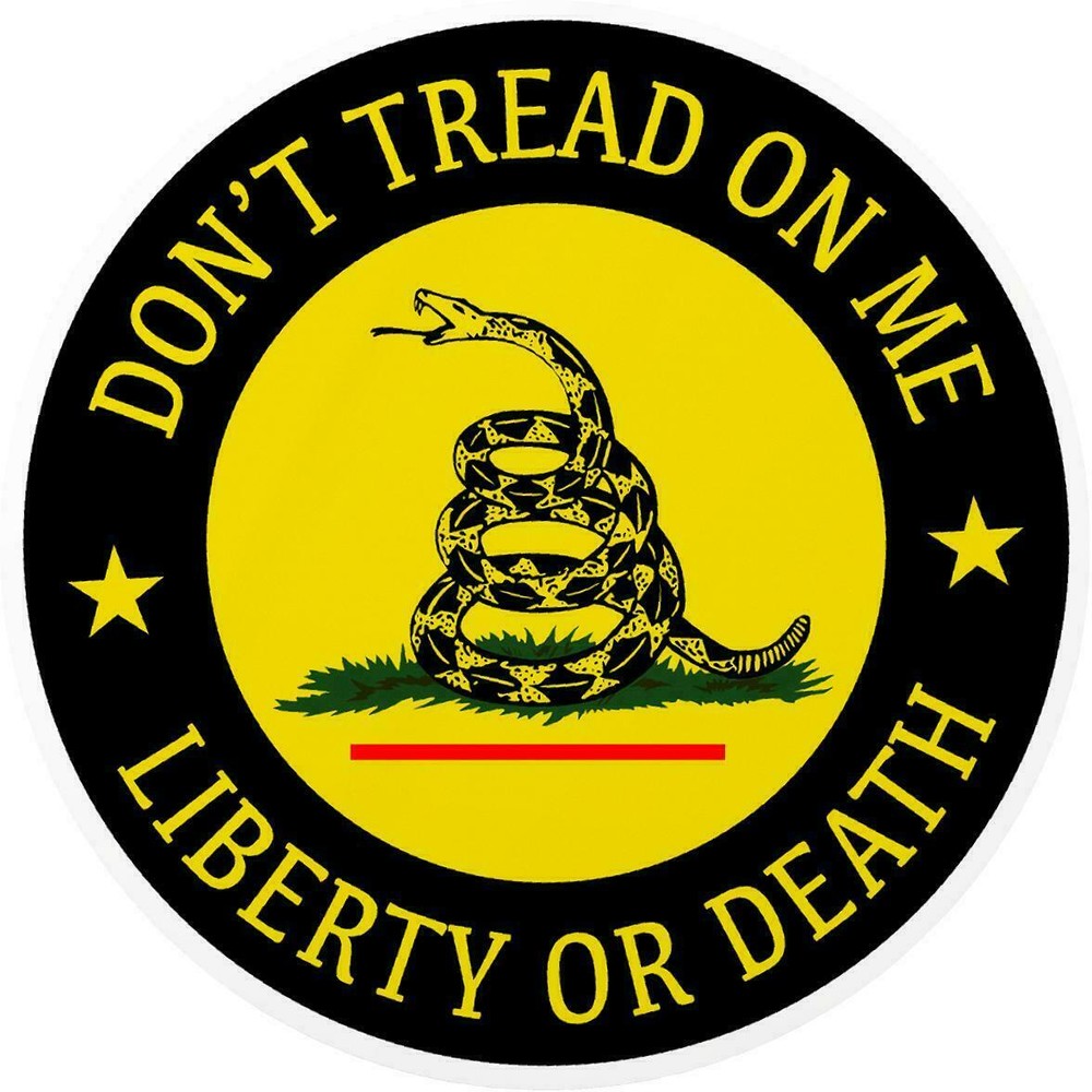 2 Don’t Tread On Me Sticker 2×2″ Decal Laptop Window Stickers Flag 2nd Guns