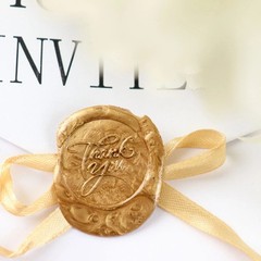 Set of Silver Gold Wedding Invitation Envelope Wax Seal Stamp Kit Party Event