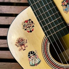 50pcs Retro Tattoo Girls Vintage Style Sticker Pack for Decoration Laptop Home