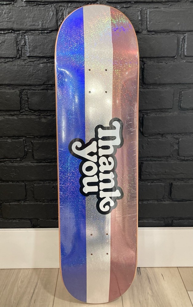 NEW 2022 Thankyou 4th Of July Logo USA Theme GRAPHIC Skateboard Deck LIMITED /10