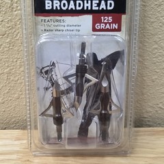 Allen Haymaker 125 Grain Broadheads – 3 Pack – 1 3/16″ Cut Stainless Steel Tip