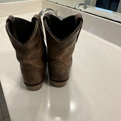 Dingo Brown Leather Western Cowboy Equestrian Pull-On Boots Size 8.5 US Women’s