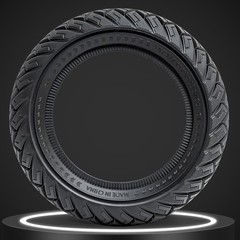 2 PCS 10×3.0 255×80 (80/65-6) Solid Tire,10 Inches Electric Scooter Wheels 10…
