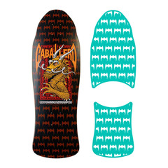Die-Cut Style Grip Tape with Bats cutouts fits Powell Caballero Dragon & Bats