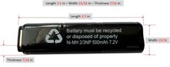 1xx Set of Battery and charger for Airsoft Pistol Cm030, Cm121, Cm122, M81, M84
