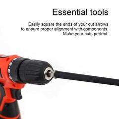 Arrow Squaring Tool for Archery – Drill Powered Diamond Abrasive Spinner – In…