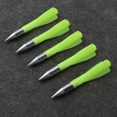 Green 7.3cm Short Arrows – Metal Tip, Plastic Shaft for Slingshot Hunting & Targ