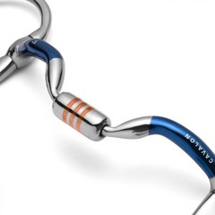 Cavalon Baucher Low Port Capsule Sweet Iron Snaffle Bit